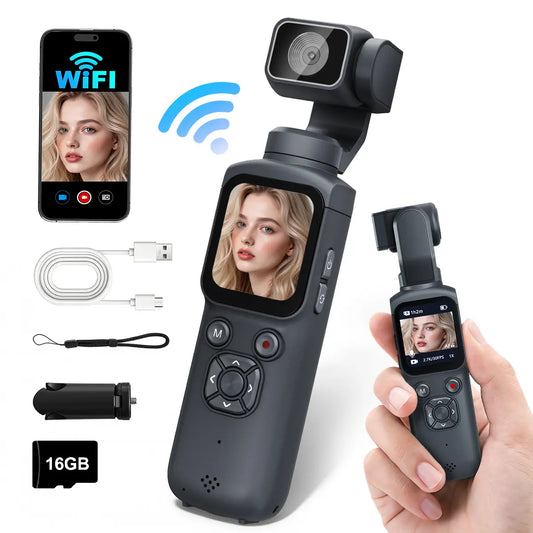 4K Pocket Vlogging Camera with FaceTracking