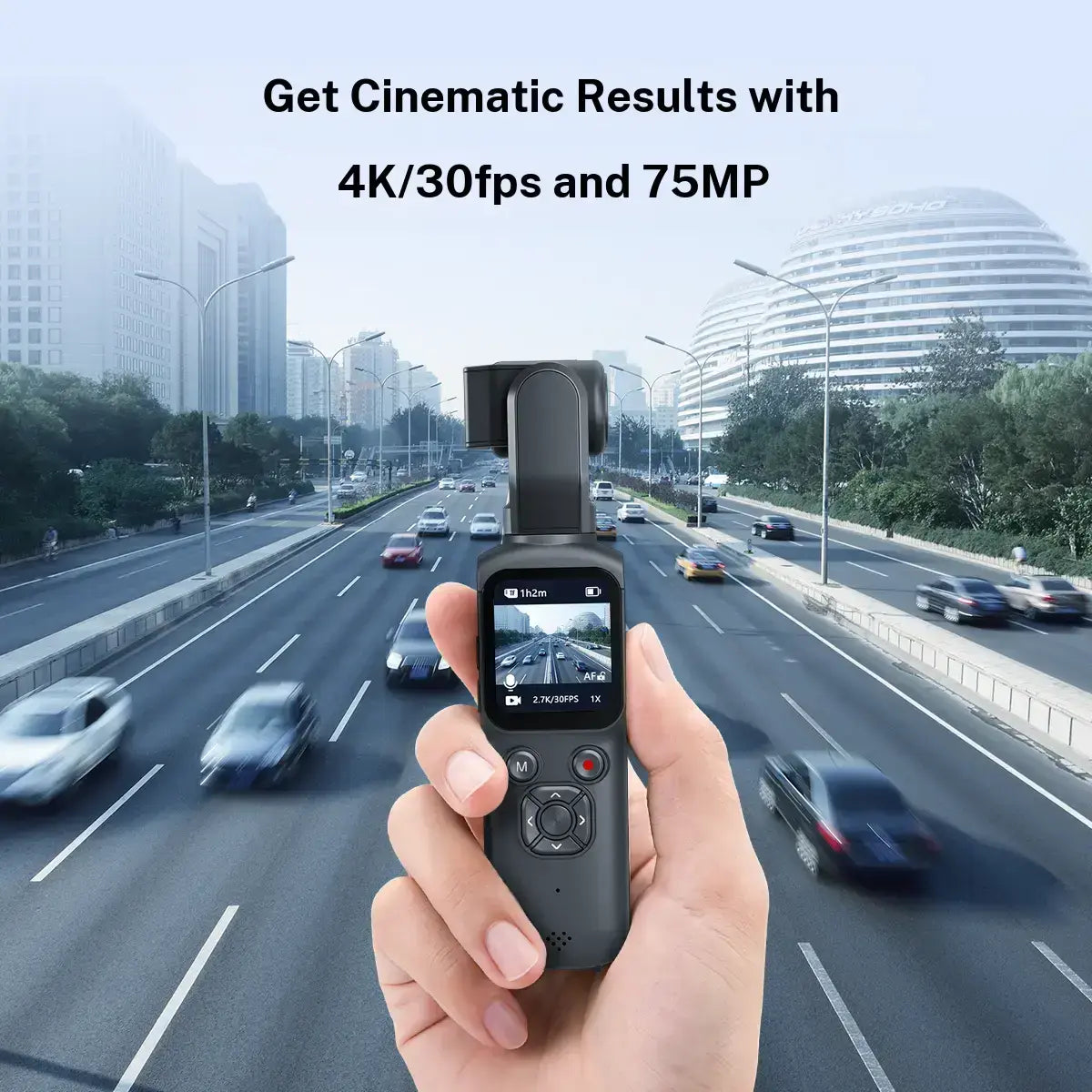 4K Pocket Vlogging Camera with FaceTracking