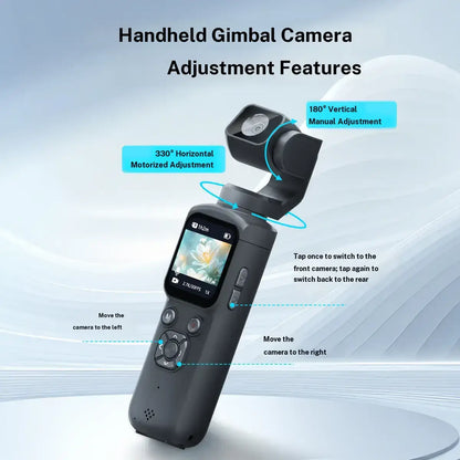 4K Pocket Vlogging Camera with FaceTracking