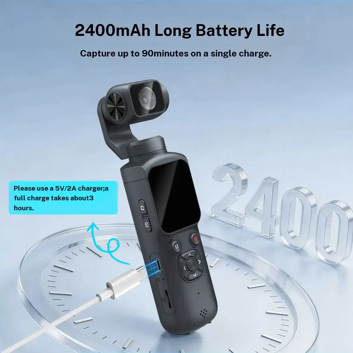 4K Pocket Vlogging Camera with FaceTracking