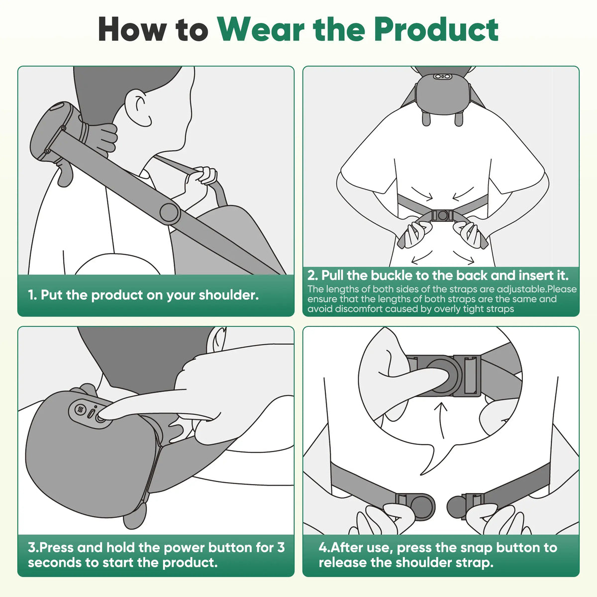 Shoulder & Neck Massager with Heat